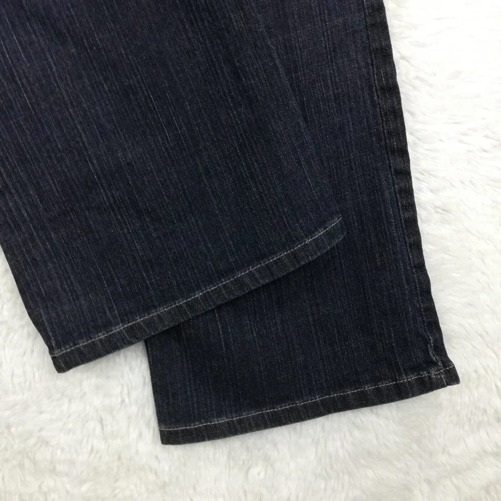 Tommy Hilfiger Women Jeans Bootcut‎ Blue Denim Dark Wash Low Rise 6
